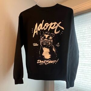 Adopt don’t shop crewneck | glamour kills | size small